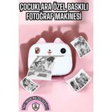 Kyops Çocuk Fotoğraf Makinesi Dijital Hd Video Rulo Kağıt Baskılı Yazıcı ( Lisinya )