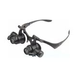 Kyops -Gözlük Modeli 10X 15X 20X 25X Lens,2led Işıklı,büyüteç ( Lisinya )