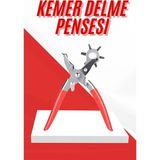 Kyops Kemer Delme Pensesi 6 Farklı Boyutta Kemer Delici Ev Deri Kemer ( Lisinya )