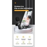 Kyops Lightning Girişli Iphone Uyumlu Ikili Kablosuz Yaka Mikrofonu Youtube Facebook Tiktok Vlog ( Lisinya )