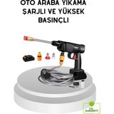 Kyops Taşınabilir Akülü Araba Yıkama Makinesi 1.7 Mpa Basınçlı ve Ergonomik Tasarımlı ( Lisinya )