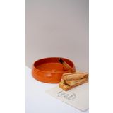Kyphi Natural El Yapımı Seramik Tütsülük ve 40gr Palo Santo Ağaç Tütsü Seti - (Kamen(Taba) El Yapımı Seramik Tütsülük ve 40gr Palo Santo Ağaç Tütsü Seti)