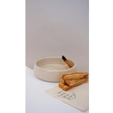 Kyphi Natural El Yapımı Seramik Tütsülük ve 40gr Palo Santo Ağaç Tütsü Seti - (Koza(Bej) El Yapımı Seramik Tütsülük ve 40gr Palo Santo Ağaç Tütsü Seti)