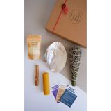 Kyphi Natural Macabeli Enerji Seti-Lavanta Demet Tütsü, Deniz Kabuğu, Palo Santo, Balmumu, Tütsü Kumu