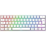 Kyra MK61 Rgb Mekanik Gaming Oyuncu Klavyesi,%60 Kompakt, Bluetooth & 2.4g Kablosuz + Kablolu, Huano