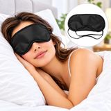 Kyro Tech Uyku Göz Bandı Işık Geçirmez Yumuşak Uyku Maskesi, Göz Baskısını Azaltan Konforlu Kumaş, Ayarlanabilir Unisex Göz Maskesi, Seyahat Ev Uçak Ofis İçin Işık Engelleyici Uyku Bandı