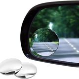 Kyrotech 2'li Ayarlanabilir Kör Nokta Aynası – 360° Dönebilen HD Geniş Açı Çerçevesiz Dikiz Ayna Aparatı, Otomobil, SUV, Kamyon ve Tüm Araçlar ile Uyumlu, Kolay Montajlı Ayna Eklentisi