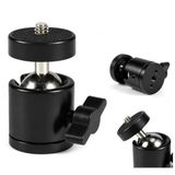 Kyrotech 360° Döner Mafsallı Vida Adaptörü – 1/4" Bağlantı Uyumlu Tripod ve Monopod Aksesuarı, Kamera, Akıllı Telefon, GoPro, Mikrofon, LED Işık, Video Monitör ile Uyumlu Montaj Parçası