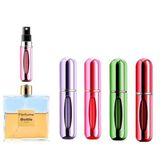 Kyrotech 4 Adet Taşınabilir Mini Parfüm Atomizer Şişesi – 5 ML Yeniden Doldurulabilir Seyahat Parfüm Spreyi, Kompakt ve Sızdırmaz Tasarım