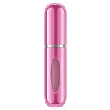Kyrotech 5ml Metal Taşınabilir Parfüm Şişesi, Doldurulabilir Seyahat Parfüm Atomizeri, Alüminyum Gövdeli Kolonya Dispenseri, Sızdırmaz Mini Cep Boyu Sprey Şişesi, Uçak Kabin Uyumlu Unisex (Pembe)
