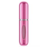 Kyrotech 5ml Metal Taşınabilir Parfüm Şişesi, Doldurulabilir Seyahat Parfüm Atomizeri, Alüminyum Gövdeli Kolonya Dispenseri, Sızdırmaz Mini Cep Boyu Sprey Şişesi, Uçak Kabin Uyumlu Unisex (Pembe)