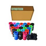 Kyrotech 8 Rulo Köpek Kaka Poşeti, Taşıma Çantası Hediyeli, Kaka poşeti çantası, kaka torbası, Köpek Dışkı Poşeti, Kaka Poşeti Kabı, Köpek Kaka Poşeti Seti, 120 parça poşet içerir