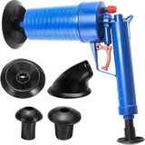 Kyrotech Basınçlı Hava Gider Açıcı Tabanca, 4 Kauçuk Adaptörlü, Kimyasalsız Mekanik Pompal - 0,01 gr