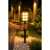 Kyrotech Dev Boy 50 cm Solar Bahçe Lambası, 15W Gün Işığı LED (4000K), Güneş Enerjili Kazıklı Dış Mekan Aydınlatma, Su Geçirmez, Fotoselli Işık, Yol Peyzaj Çim Lambası, Villa Balkon Teras Veranda Garaj Girişi