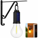 Kyrotech Güneş Enerjili Dış Mekan Duvar Lambası, Usb Şarjlı, 3 Işık Modlu, Su Geçirmez Led Solar Bahçe Lambası, Ferforje Askılı Balkon Veranda Garaj Kapı Önü Aydınlatma, 2’Li Set