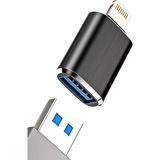 Kyrotech Lightning Erkek - USB Dişi Otg Adaptör: Apple 14 13 12 11 Pro Max Xr x Xs Se 7 8 Artı iPad ile Uyumlu, Kamera Kart Okuyucu, USB Flash Sürücü, U Disk, Fare, ve Klavye Hub