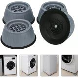 KYROTECH Omlıfe 4’lü Kauçuk Titreşim Önleyici Makine Ayağı Pedi, Çamaşır Makinesi Kaydırmaz Sabitleyici Stoper, Gürültü Azaltıcı Beyaz Eşya Altlık Takozu, Kurutucu Buzdolabı Mobilya Zemin Koruyucu