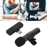 Kyrotech Profesyonel Type-c Yaka Mikrofonu, Akıllı Telefon için Kablosuz Yaka Mikrofonu, Tak Çalıştır, Kayıt, Canlı Yayın, YouTube, TikTok, Facebook, Gürültü Azaltma, Otomatik Senkronizasyon