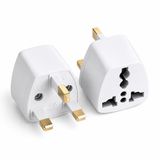 Kyrotech Tip G, İngiliz Adaptör Fişi, Hindistan, İngiltere, Dubai, Hong Kong, Singapur, Kıbrıs Fişi, Hac, Umre Uyumlu, 2 ve 3 Uçlu Seyahat Fiş Çevirici Dönüştürücü Priz, Uluslararası Güç Adaptörü