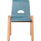 KYS Tasarım 0.29 Mavi Çocuk Sandalyesi - Naturel - Standart