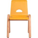 KYS Tasarım 0.29 Sarı Çocuk Sandalyesi - Naturel - Standart