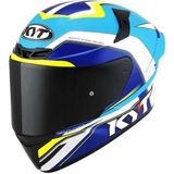 Kyt Tt-Course Kask Grand Prıx Açık Mavi Beyaz - 2XL - Mavi - Kırmızı