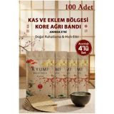 Kyumi Eklem ve için Omuz Sırt Boyun Bel Bacak Diz Regl Anında Etkili Doğal TTS Kinesio Transdermal Bant 100 Adet