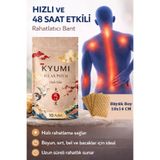 Kyumi Kas ve Eklem Ağrıları için Sırt Bel Boyun Bacak Diz Karın Anında Hızlı Etkili Doğal Ağrı Bandı 10'lu