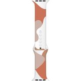 Kyver Apple Watch Seri 10 46MM, Seri 9/8/7/6/se/5/4/3 Desenli Silikon Kordon 45MM 44MM 42MM Uyumlu Çöl Kumu-Gri