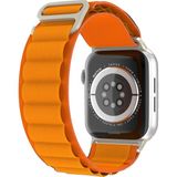 Kyver Apple Watch Seri 10/9/8/7/6/se/5/4/3 Alpne Loop Kordon 46/45/44/42MM ve 41/40/38MM Uyumlu - Açık Turuncu - 42/44/45/46mm