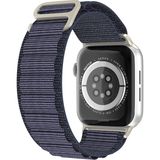 Kyver Apple Watch Seri 10/9/8/7/6/se/5/4/3 Alpne Loop Kordon 46/45/44/42MM ve 41/40/38MM Uyumlu - Siyah - Mor - 42/44/45/46mm