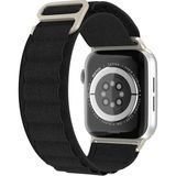 Kyver Apple Watch Seri 10/9/8/7/6/se/5/4/3 Alpne Loop Kordon 46/45/44/42MM ve 41/40/38MM Uyumlu - Siyah - Siyah - 38/40/41mm - Seri 10 42mm