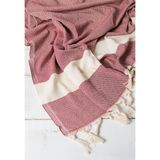 Kyver Elmas%100 Pamuk Plaj Havlusu, Hamam Peştamal, Banyo Havlusu, Misafir Havlusu, Havuz Havlusu, SPA Havlusu 90X190 cm (Bordo)