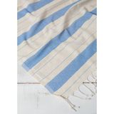 Kyver Gözde%100 Pamuk Plaj Havlusu, Hamam Peştamal, Banyo Havlusu, Misafir Havlusu, Havuz Havlusu, SPA Havlusu 90X190 cm (Mavi)