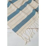 Kyver Gözde%100 Pamuk Plaj Havlusu, Hamam Peştamal, Banyo Havlusu, Misafir Havlusu, Havuz Havlusu, SPA Havlusu 90X190 cm (Petrol)