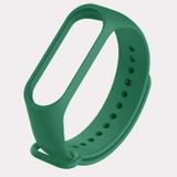Kyver Mi Band 3 - Mi Band 4 Akıllı Bileklik Uyumlu Kyver Kordon Kayış (Koyu Yeşil)