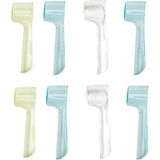 Kyver Oral B Şarjlı ve Pilli Diş Fırçaları ile Uyumlu Yedek Başlık Koruyucu Kapak Renkli 8’li Set - 8 Li