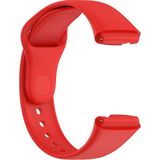 Kyver Redmi Mi Watch 3 Active ile Uyumlu Silikon Kordon - Kırmızı