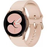 Kyver Samsung Galaxy Watch 7/ 6 / 5 / 4, Active2 44MM, Amazfit Gts, Gts 2 42MM Uyumlu Silikon Kordon 20MM - Pembe
