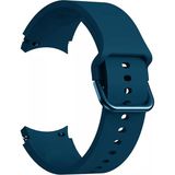 Kyver Samsung Galaxy Watch 8,7, 6, 5, 4, Active2 44MM, Amazfit Gts, Gts 2 42MM Uyumlu Silikon Kordon 20MM - Lacivert
