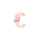 Kyver Samsung Galaxy Watch Active2 44mm Uyumlu 20mm Silikon Kordon Açık Pembe