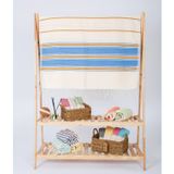 Kyver Veronika%100 Pamuk Plaj Havlusu, Hamam Peştamal, Banyo Havlusu, Misafir Havlusu, Havuz Havlusu, SPA Havlusu 90X190 cm (Mavi)