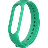 Kyver Xiaomi Mi Band 5 ve 6 Akıllı Bileklik Silikon Kordon Kayış Turkuaz