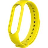 Kyver Xiaomi Mi Band 6 Akıllı Bileklik Uyumlu Silikon Kordon Kayış Sarı
