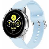 Kyver Xiaomi Watch S1 ve S1 Active Silikon Kordon 22 mm Uyumlu (Açık Mavi)
