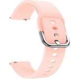 Kyver Xiaomi Watch S1 ve S1 Active Silikon Kordon 22 mm Uyumlu (Açık Pembe)