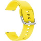 Kyver Xiaomi Watch S1 ve S1 Active Silikon Kordon 22 mm Uyumlu (Sarı)