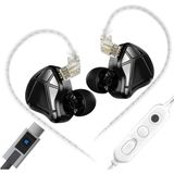 Kz Axas Oyuncu Hi-Fi Oyuncu Iem Kulak Içi Kulaklık (Type-C - Mikrofonlu) - Siyah