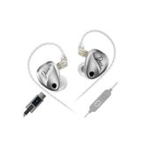 KZ Duonic Oyuncu Planar Manyetik + Dinamik Hibrit Hi-Fi IEM Kulak İçi Kulaklık (Type-C - Mikrofonlu)