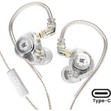 Kz Edx Pro Iem Kulak Içi Kulaklık (Type-C - Mikrofonlu) - Beyaz